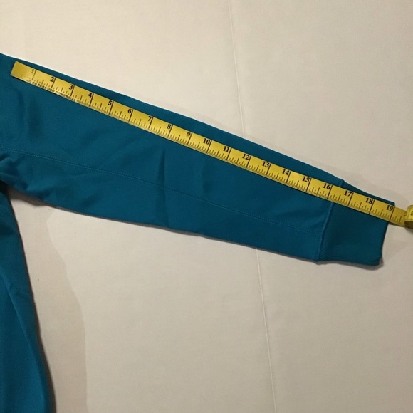 Nike Therma Fit Kids Pullover Hooded Teal/Neon - Picture 8 of 8